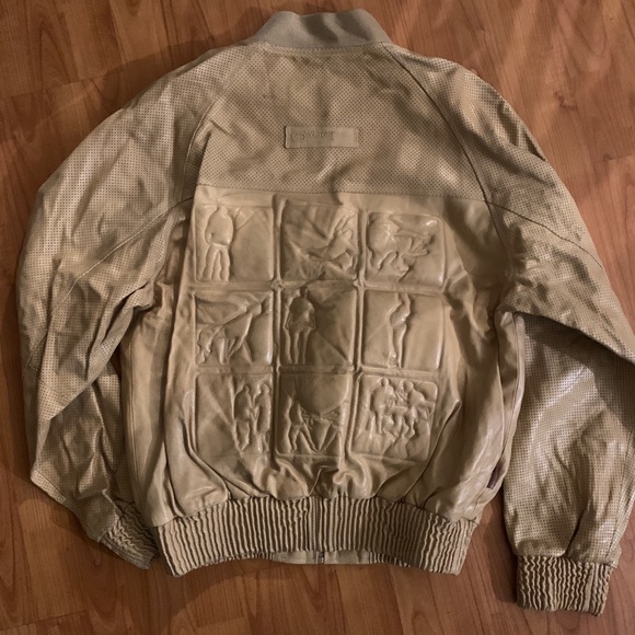 Marc Ecko Leather perforated bomber - Picture 5 of 12